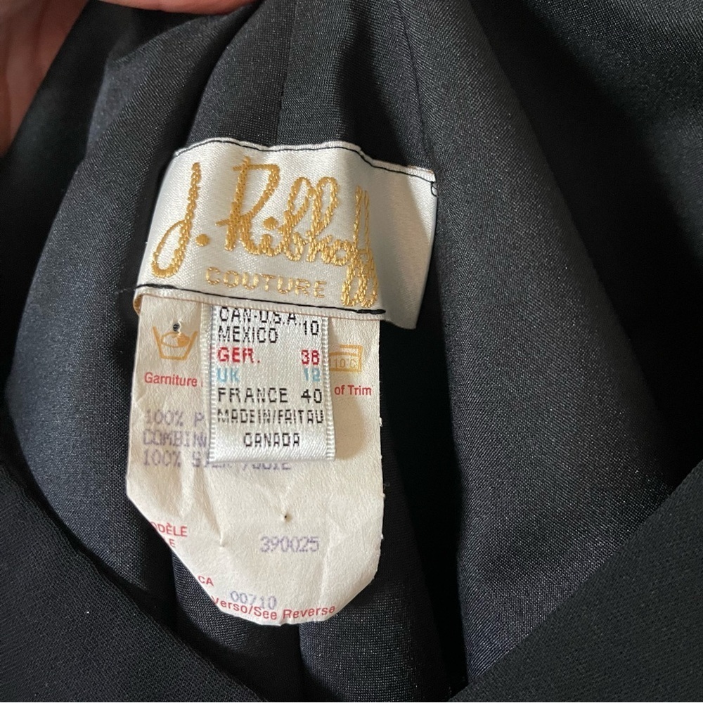 Joseph Ribkoff Silk Black Evening/cocktail‎ Dress Size 10 - Picture 6 of 7